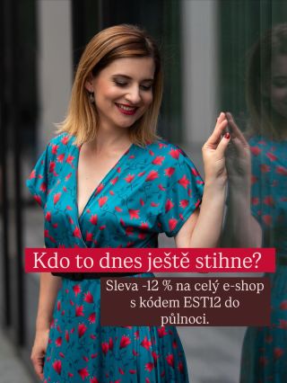 🤩 Kdo to dnes ještě stihne? Sleva 12 % s kódem EST12 pouze dnes do půlnoci. 🪡 Těšíme se, jaké skvělé kousky pro vás budeme...