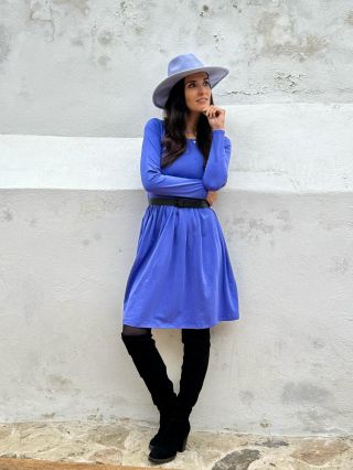 💙 Fialkově modrá – barva, která ovládla podzim v Estampadě. Ani nevíme přesně proč, ale tahle barva si získala vaše srdce...